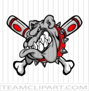 Bulldog Baseball Logo