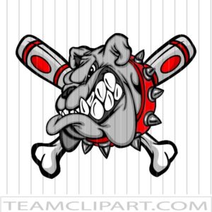 Bulldog Baseball Logo