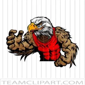 Eagle Wrestler Clipart