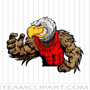 Eagle Wrestling Cartoon