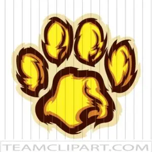 Lion Paw Clip Art