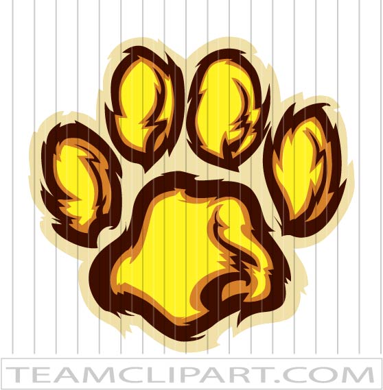 Lion Paw Clip Art | Easy to Vector Images | EPS JPG and PNG