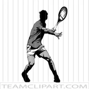 Tennis Player Clipart