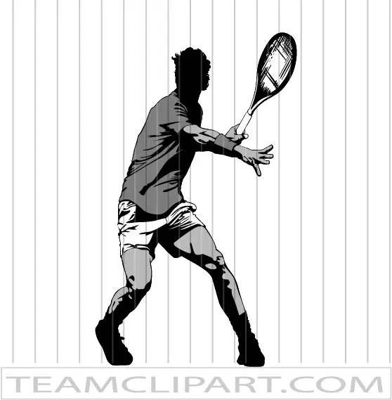 Tennis Player Clipart