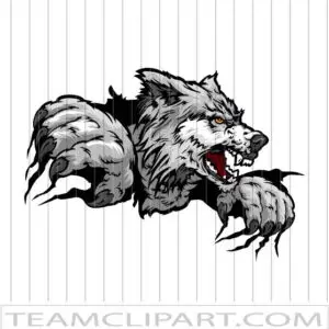 Wolf Claws Clipart