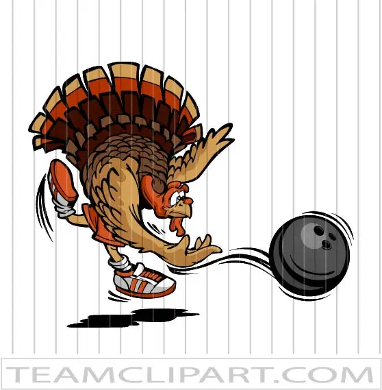 Clip Art Turkey Bowling