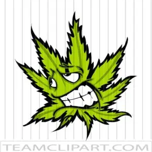 Embarrassed Marijuana Leaf
