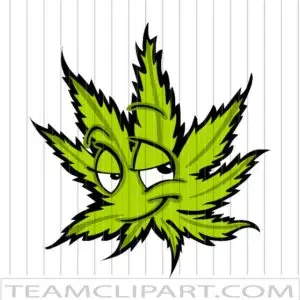 Flirty Marijuana Leaf