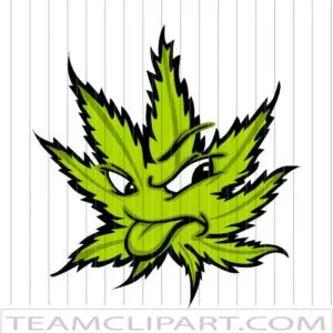 Ornery Marijuana Leaf