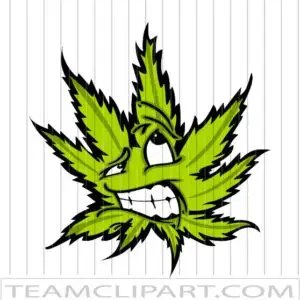Perplexed Marijuana Leaf