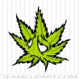 Sad Marijuana Leaf