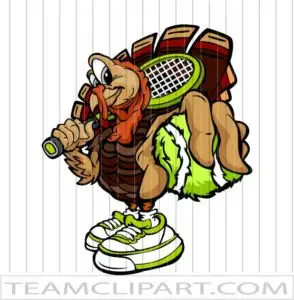 Tennis Turkey Vector