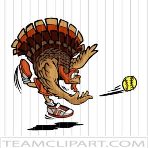 Vector Turkey Fastpitch Softball
