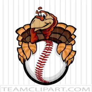 Baseball Turkey Clipart
