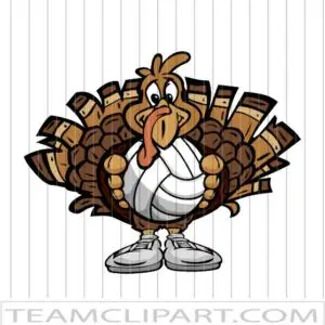 Clipart Thanksgiving Volleyball