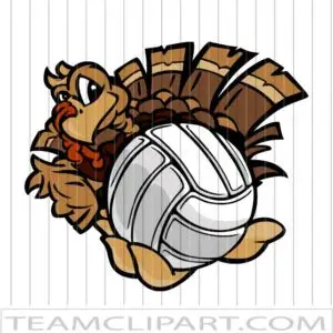 Turkey Holding Volleyball