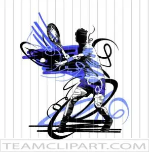 Clip Art Tennis Silhouette