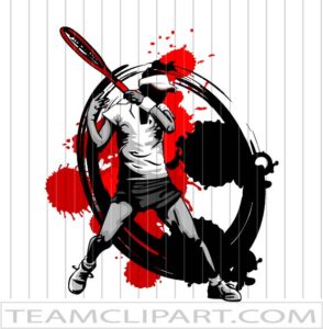 Female Tennis Vector