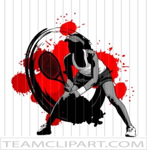 Girls Tennis Graphic