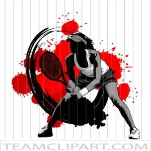 Girls Tennis Graphic