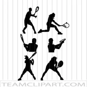 Tennis Silhouettes