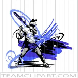 Woman Tennis Clipart