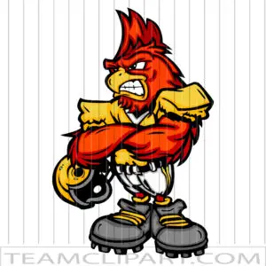 Clip Art Cardinals Football Player