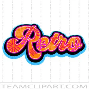 Retro Style Clipart