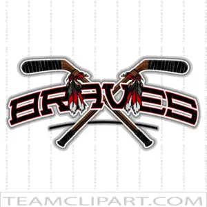 Braves Hockey Graphic