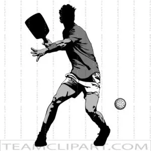 Pickleball Player Art