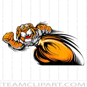 Running Tiger Vector