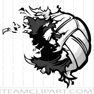 Blast Volleyball Logo