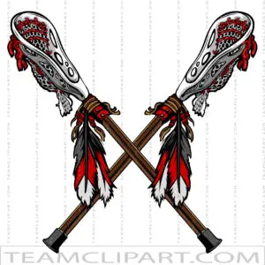 Graphic Braves Lacrosse Logo