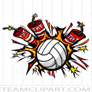 Volleyball Cartoon Clipart Images - Vector Graphics of Volleyball Cartoons