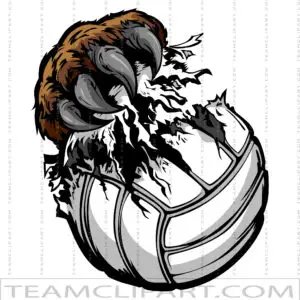 Grizzlies Volleyball Logo