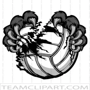 Panther Volleyball Logo