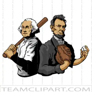 Presidents Day Baseball Shirt Design