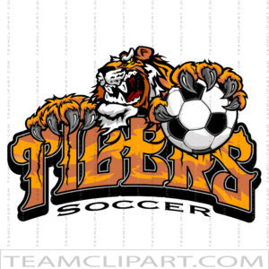 Soccer Team Logo Tigers