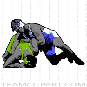 Wrestling Silhouette