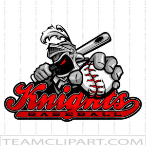 Knight Baseball Team Logo