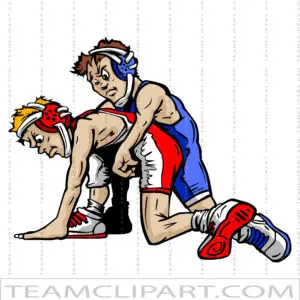 Youth Wrestling Cartoon