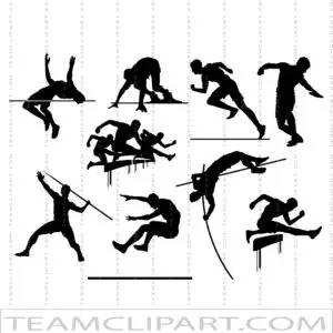 Track and Field Clipart