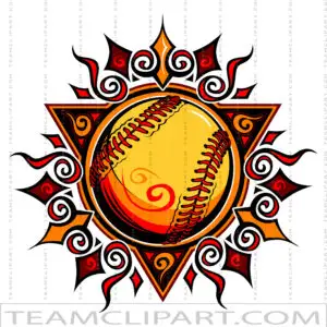 Summer Softball Logo