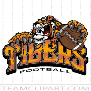 Tigers Football Art