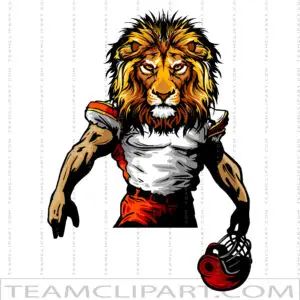 Graphic Lion Football