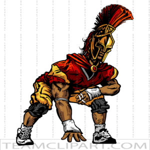 Trojans Football Graphic
