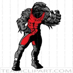 Ravens Wrestling Clip Art