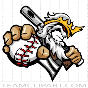 King Baseball Logo