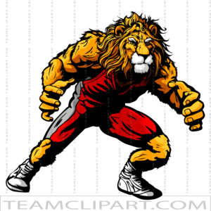 Lions Wrestling Logo