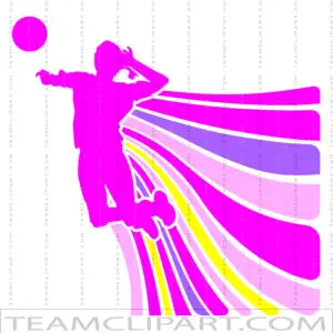 Volleyball Cancer Logo